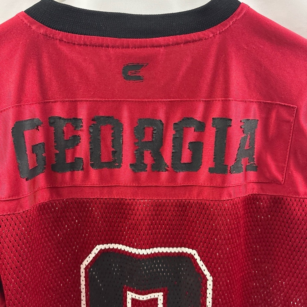 Georgia Bulldogs Jersey Youth M (12/14) Red #8 NCAA Football Colosseum NCAAF SEC - Picture 9 of 12